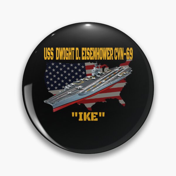 Item preview, Aircraft Carrier USS Dwight D. Eisenhower CVN-69 Veterans Day designed and sold by ArtStudioKY.
