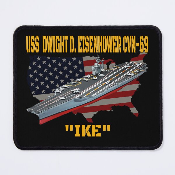 Item preview, Aircraft Carrier USS Dwight D. Eisenhower CVN-69 Veterans Day designed and sold by ArtStudioKY.