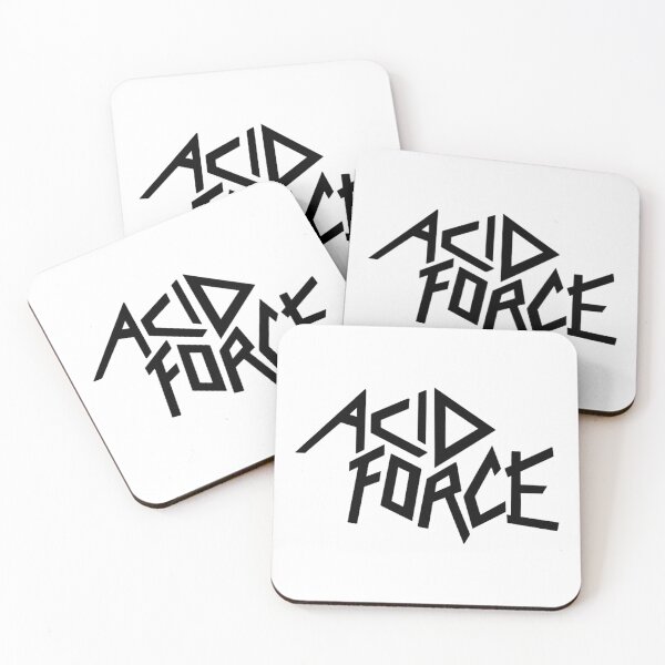 Artikelvorschau, Acid Force Rock Band Slowakei - Schwarze Version entworfen und verkauft von SanelaJakovlje.