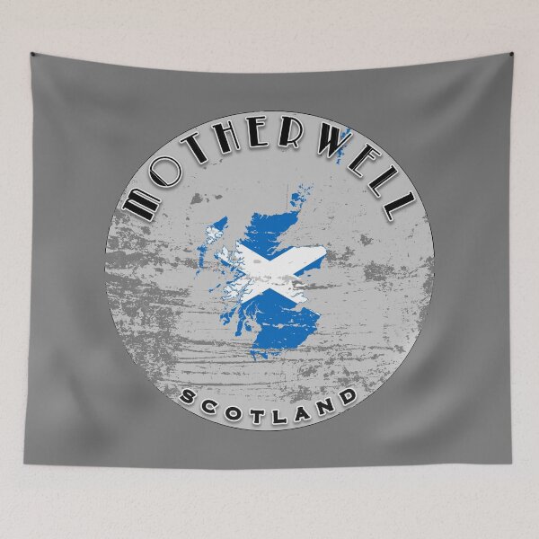 Item preview, Motherwell Scotland Flag Worn  designed and sold by World Designs.