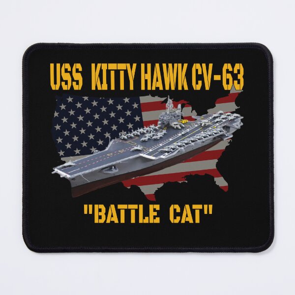 Item preview, Aircraft Carrier USS Kitty Hawk CV-63 Veterans Day designed and sold by ArtStudioKY.