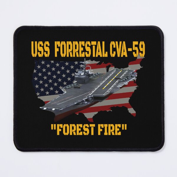 Item preview, Aircraft Carrier USS Forrestal CVA-59 Veterans Day designed and sold by ArtStudioKY.