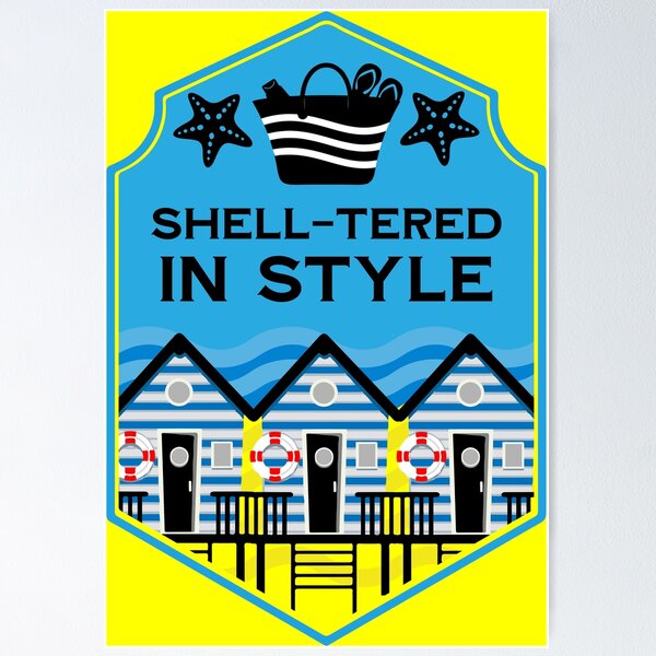 Item preview, British Seaside Beach Hut Owners designed and sold by happygiftideas.