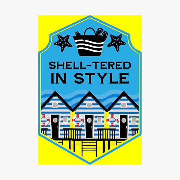 Item preview, British Seaside Beach Hut Owners designed and sold by happygiftideas.