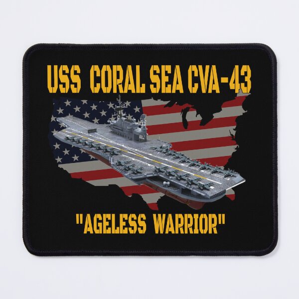 Item preview, Aircraft Carrier USS Coral Sea CVA-43 Veterans Day designed and sold by ArtStudioKY.