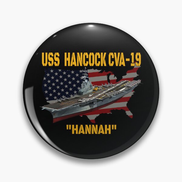 Item preview, Aircraft Carrier USS Hancock CVA-19 Veterans Day Father's Day designed and sold by ArtStudioKY.