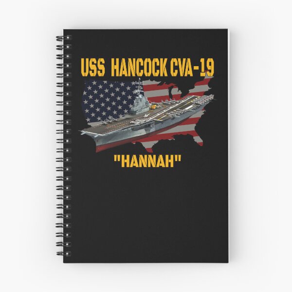 Item preview, Aircraft Carrier USS Hancock CVA-19 Veterans Day Father's Day designed and sold by ArtStudioKY.