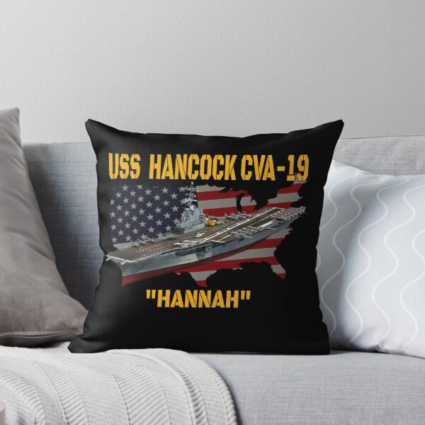 Item preview, Aircraft Carrier USS Hancock CVA-19 Veterans Day Father's Day designed and sold by ArtStudioKY.