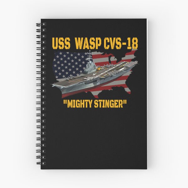 Item preview, Aircraft Carrier USS Wasp CVS-18 Veterans Day Father's Day designed and sold by ArtStudioKY.