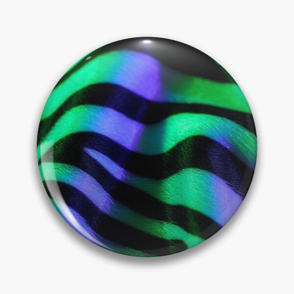Item preview, Psychedelic Zebra Fur – Neon Green & Purple Silk Texture designed and sold by ArtiQreate.