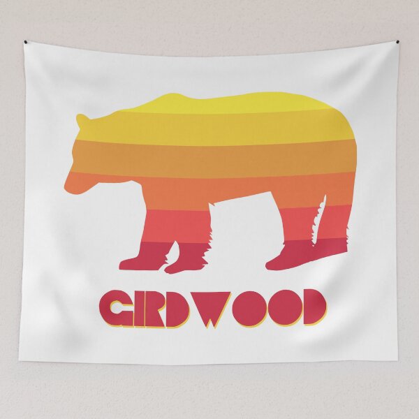 Item preview, Girdwood Alaska Rainbow Bear designed and sold by Esskay Designs.