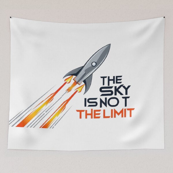 Item preview, The Sky Is Not The Limit - Rocketship designed and sold by eXtraHumans.