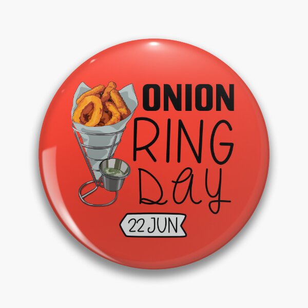 Item preview, 22 June Onion Ring Day - Wacky Holidays designed and sold by ChemicalXShop.