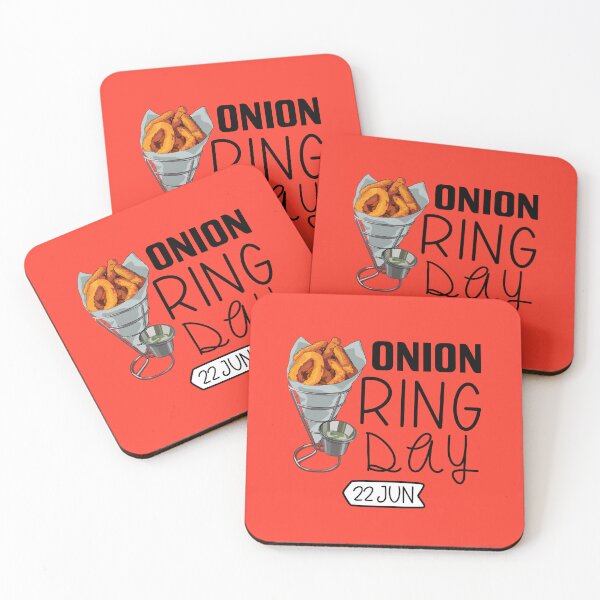 Item preview, 22 June Onion Ring Day - Wacky Holidays designed and sold by ChemicalXShop.