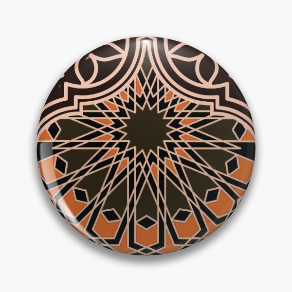 Item preview, Three Decorated Arches in Black and Orange designed and sold by Tarjiart.
