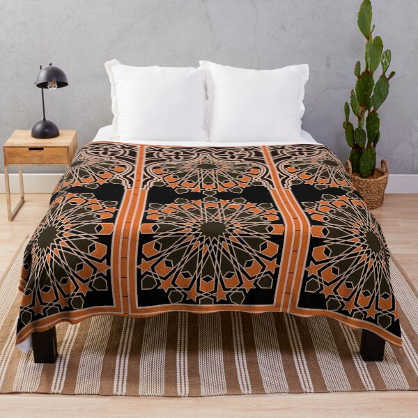 Item preview, Three Decorated Arches in Black and Orange designed and sold by Tarjiart.