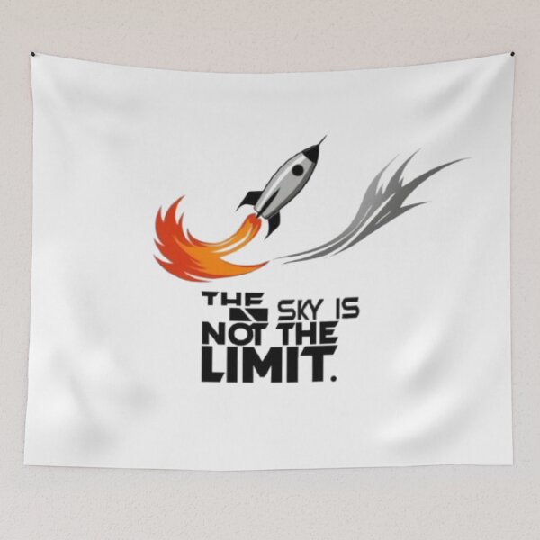 Item preview, The Sky Is Not The Limit - Rocketship designed and sold by eXtraHumans.