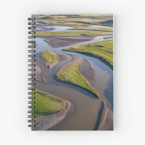 Item preview, Winding river through green hills designed and sold by anytka.