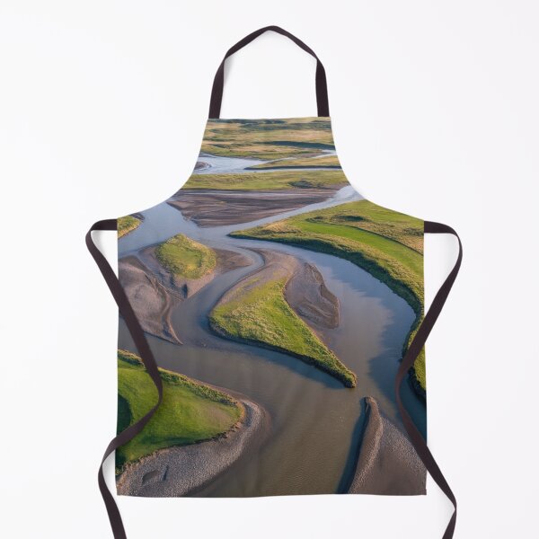 Item preview, Winding river through green hills designed and sold by anytka.
