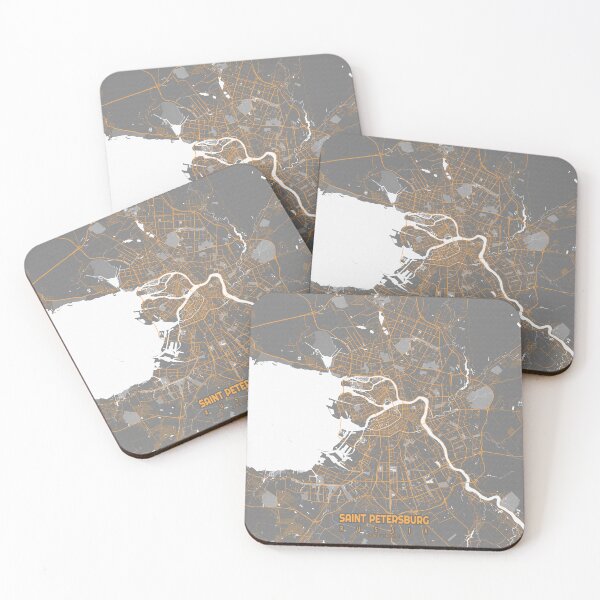 Item preview, Saint Petersburg City Map of Russia - Bauhaus designed and sold by deMAP.