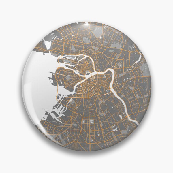 Item preview, Saint Petersburg City Map of Russia - Bauhaus designed and sold by deMAP.