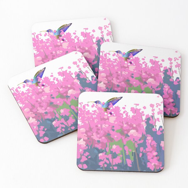 Item preview, Hummingbird Flowers designed and sold by BreezyCove.