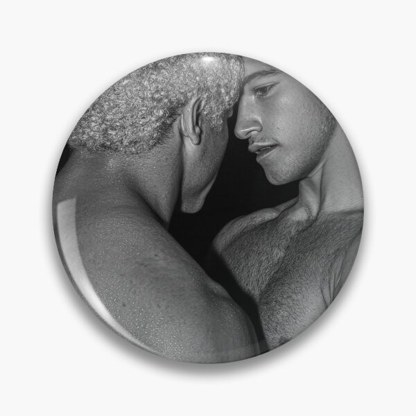 Item preview, Intimate Hairy Chest Wrestlers Athlete Portrait designed and sold by Atlas Kai.
