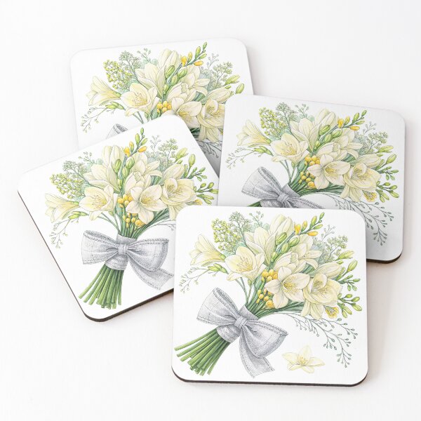 Item preview, Beautiful white bouquet of flowers designed and sold by Merrylands Artshop.
