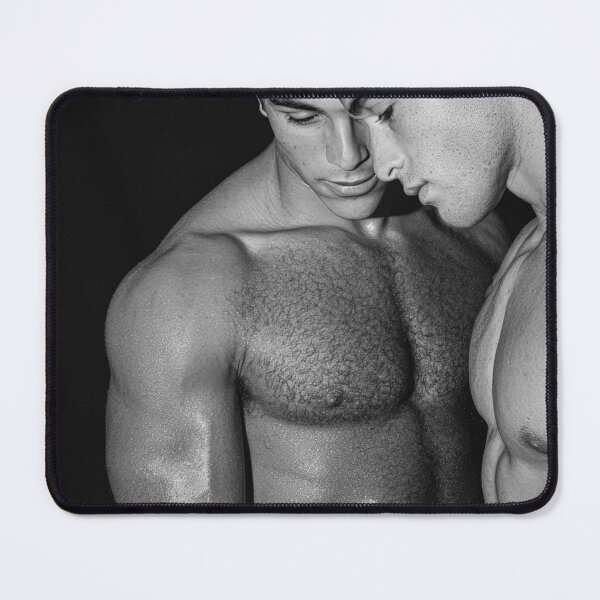 Item preview, Hairy Chest Wrestlers Athlete Portrait designed and sold by Atlas Kai.