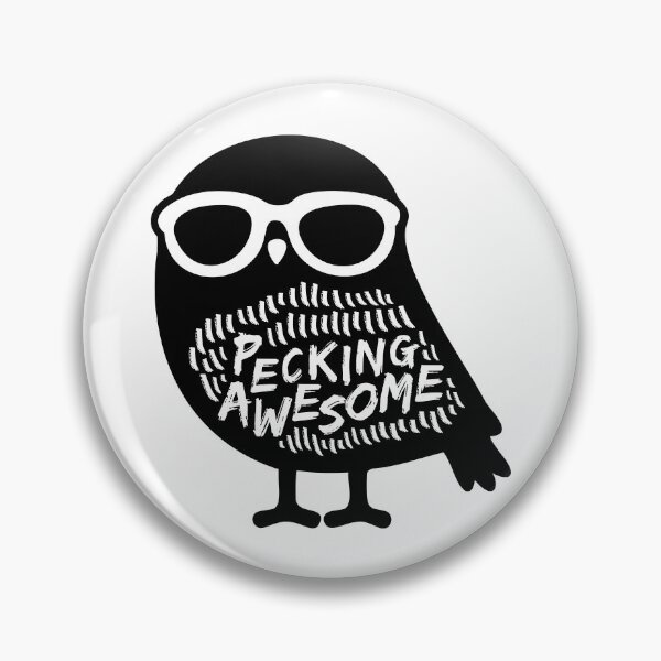 Item preview, Pecking Awesome – Funny Chicken Pun Design designed and sold by GraphicGreets.