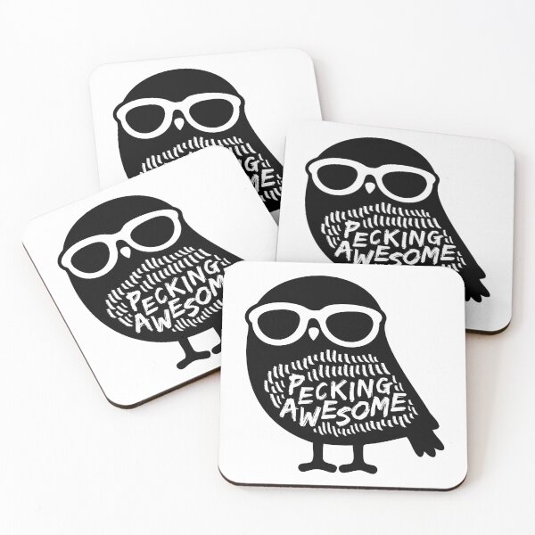 Item preview, Pecking Awesome – Funny Chicken Pun Design designed and sold by GraphicGreets.