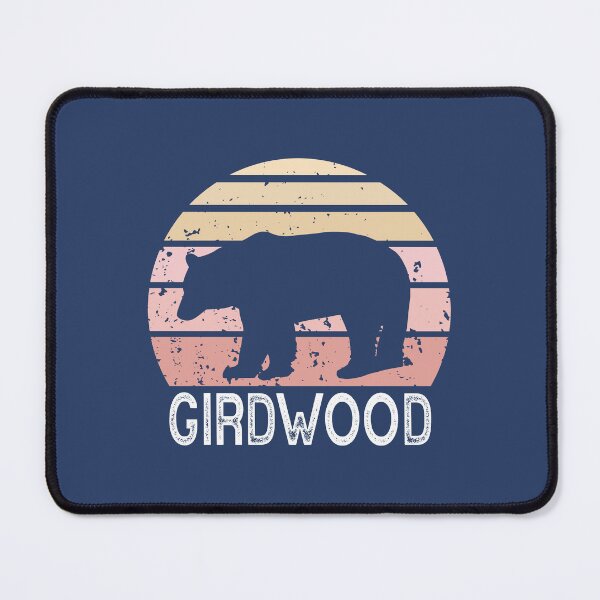Item preview, Girdwood Alaska Retro Bear designed and sold by Esskay Designs.