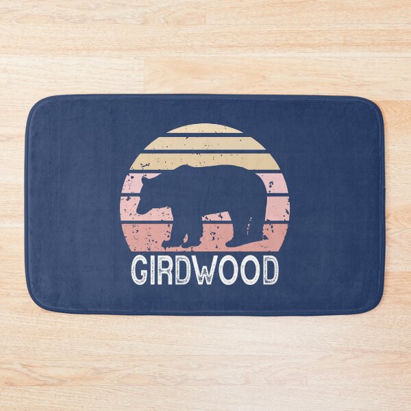 Item preview, Girdwood Alaska Retro Bear designed and sold by Esskay Designs.