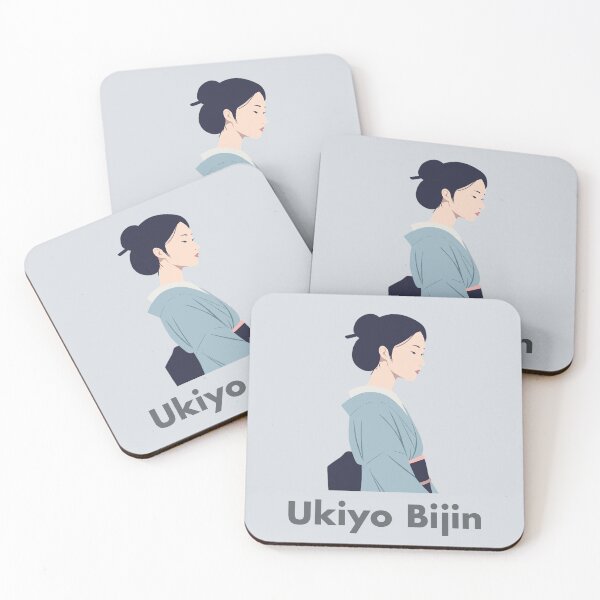 Item preview, Ukiyo Bijin - Elegant Japanese Woman in Kimono designed and sold by store-wasabi.