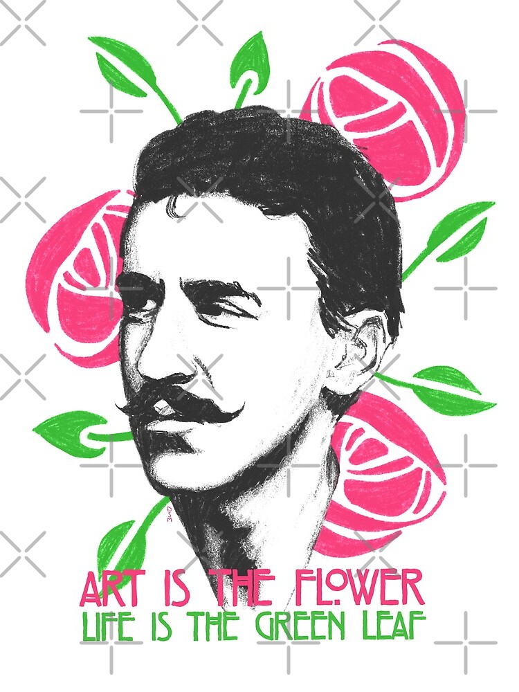 Thumbnail 3 of 3, Drawstring Bag, Art is the Flower designed and sold by TheRandomFactor.