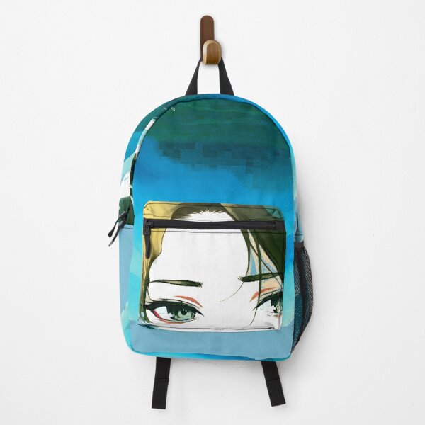 Item preview, women face ,abstract water color simple painting style blue white designed and sold by Mudikeys.