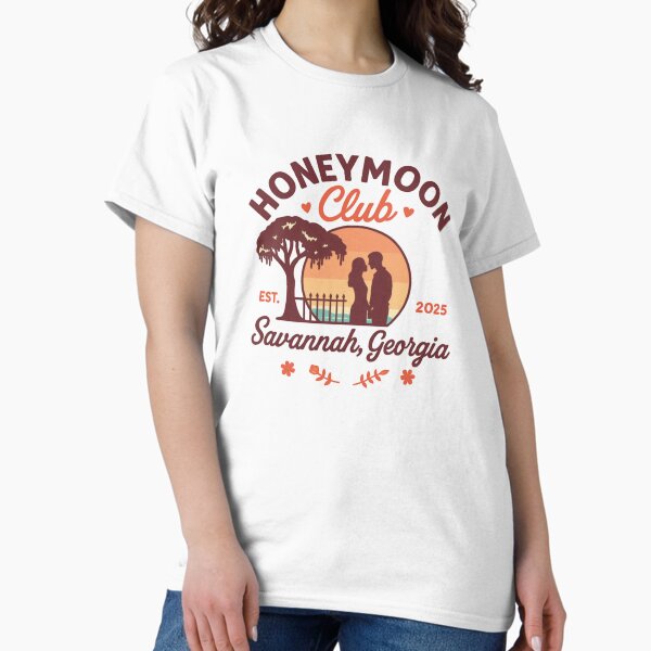 Item preview, Honeymoon Club Savannah GA est. 2025 – Romantic Southern Sunset Design for Newlyweds, City Strolls & Wedding Keepsakes designed and sold by Memorph.