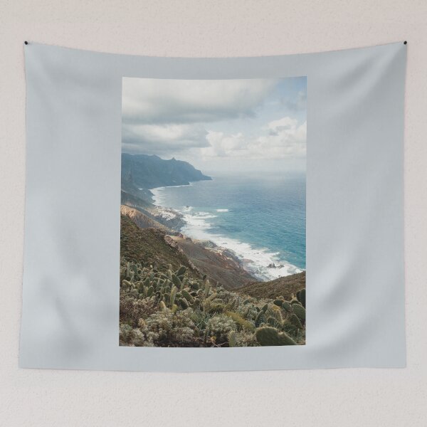 Item preview, Cactus Cliffs – Where the Earth Falls to Sea designed and sold by veiledwanderer.