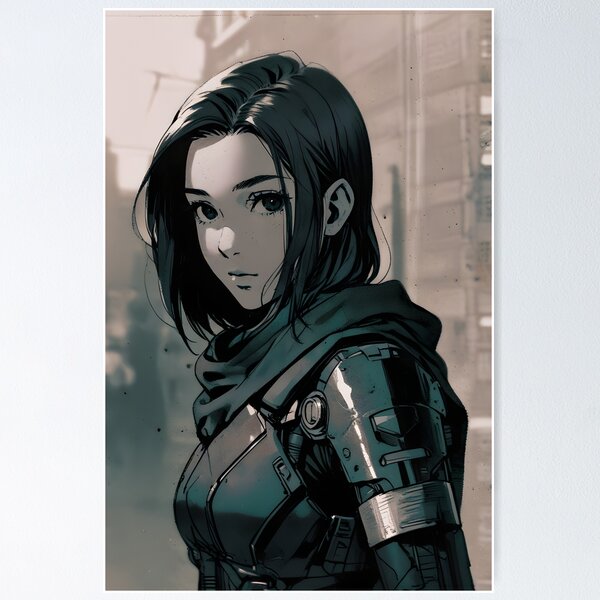 Item preview, Ghost – Futuristic Thunderbolt Assassin Anime Style designed and sold by Field-23.