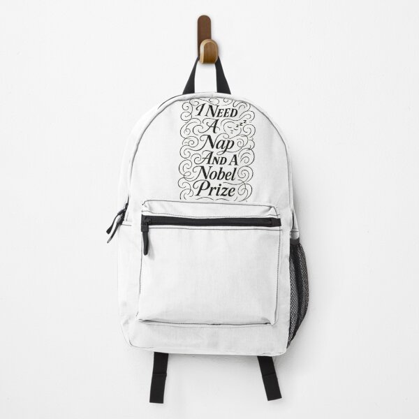 Item preview, I Need A Nap & A. Nobel Prize .Sleepy Genius designed and sold by Shoot-The-Moon.