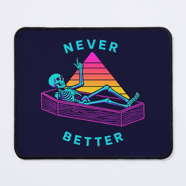 Item preview, Never Better Vapor Wave Skeleton designed and sold by DreamCraze.