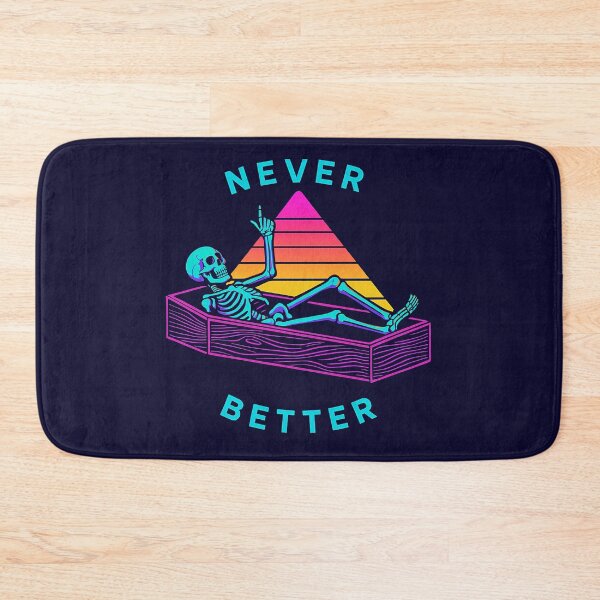 Item preview, Never Better Vapor Wave Skeleton designed and sold by DreamCraze.