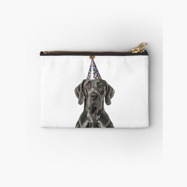 Artikelvorschau, Süße Deutsche Dogge mit Partyhut Geburtstagsfeier entworfen und verkauft von LazyOwlStore.