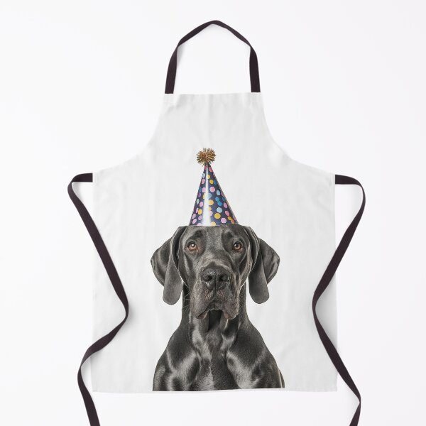 Artikelvorschau, Süße Deutsche Dogge mit Partyhut Geburtstagsfeier entworfen und verkauft von LazyOwlStore.