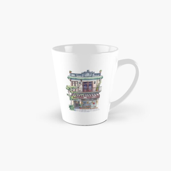 Elodie Plume - Hang Quat Coffee Shop, Hanoï, Vietnam Mug long