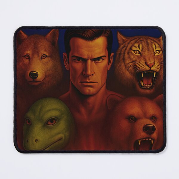 Item preview, Altered Beast Game Cover Reimagined designed and sold by Retr0Tshirts.