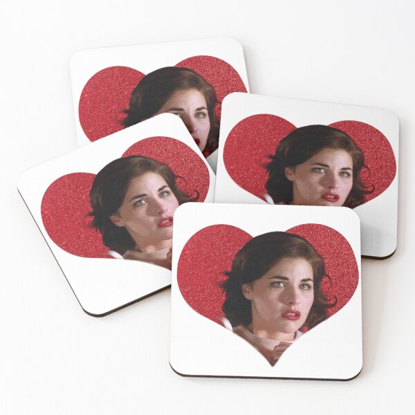 Item preview, Audrey Horne Glitter Heart designed and sold by ezndwhizz.