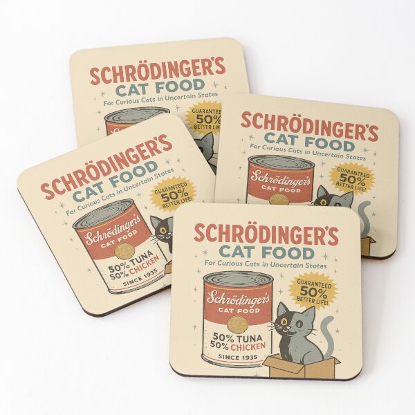 Item preview, Schrödinger's Cat Food designed and sold by 27 design studio.