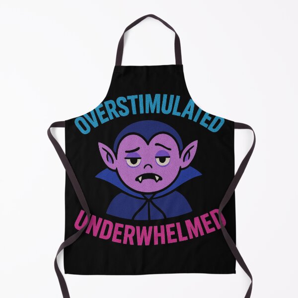 Item preview, Overstimulated and Underwhelmed Cute Vampire designed and sold by DreamCraze.