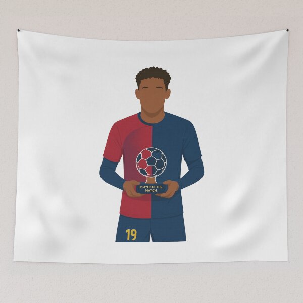 Item preview, Lamine Yamal Player of the Match Sticker designed and sold by Enea Kelo.